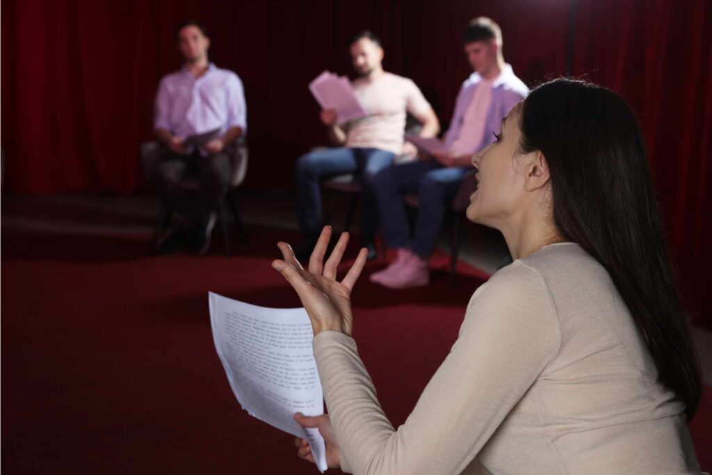 During the Audition