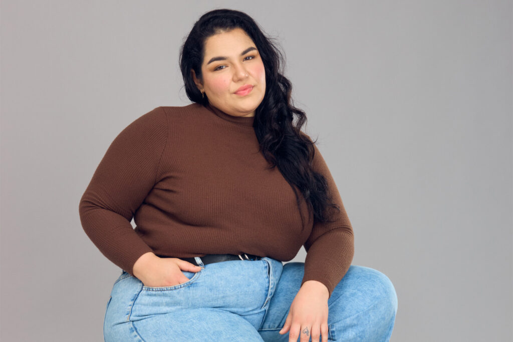 female plus size model